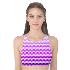 Purple Gradient Chevron Tank Bikini Top by CraftyLittleNodes