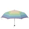 Pastel Gradient Rainbow Chevron Folding Umbrellas View3