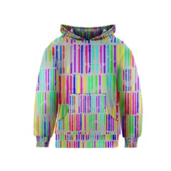 Colorful Vintage Stripes Kid s Pullover Hoodie by LalyLauraFLM