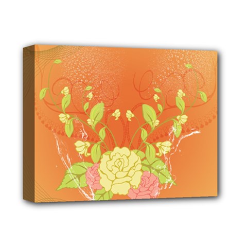 Beautiful Flowers In Soft Colors Deluxe Canvas 14  X 11  by FantasyWorld7