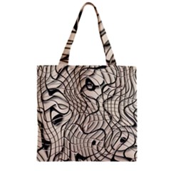 Ribbon Chaos 2  Zipper Grocery Tote Bags by ImpressiveMoments