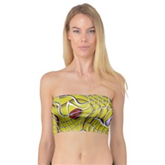 Ribbon Chaos 2 Yellow Women s Bandeau Tops by ImpressiveMoments