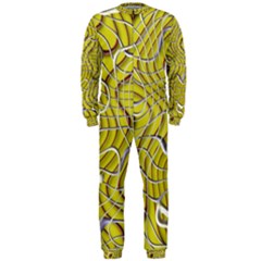 Ribbon Chaos 2 Yellow Onepiece Jumpsuit (men)  by ImpressiveMoments