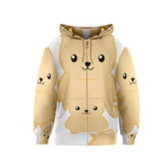 Kawaii Cat Kids Zipper Hoodies by KawaiiKawaii