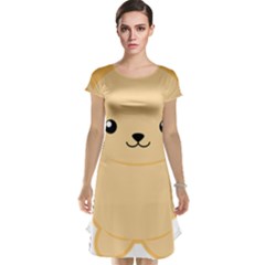 Kawaii Cat Cap Sleeve Nightdresses