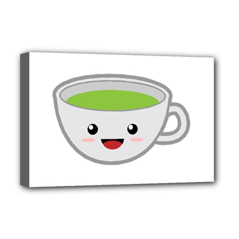 Kawaii Cup Deluxe Canvas 18  X 12   by KawaiiKawaii