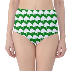 Tree Illustration Gifts High-Waist Bikini Bottoms