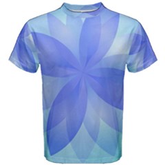 Abstract Lotus Flower 1 Men s Cotton Tees by MedusArt