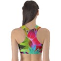 Floral Abstract 1 Sports Bra View2