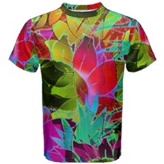 Floral Abstract 1 Men s Cotton Tees by MedusArt