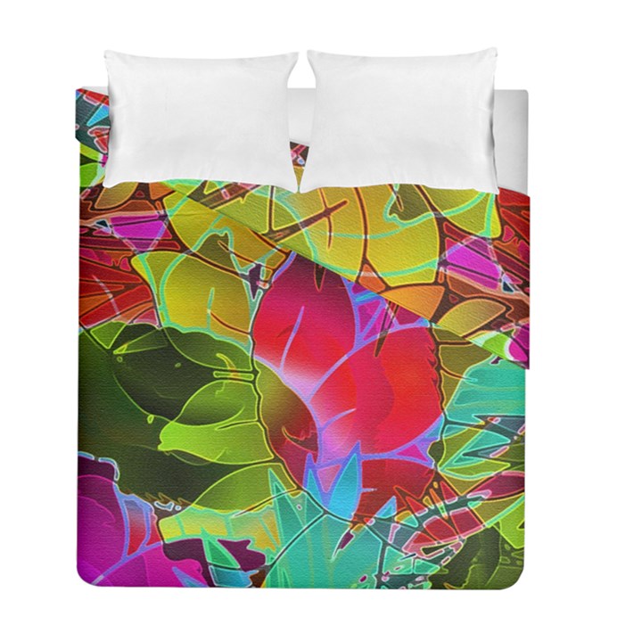 Floral Abstract 1 Duvet Cover (Twin Size)