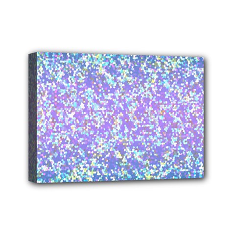 Glitter 2 Mini Canvas 7  X 5  by MedusArt