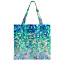 Mosaic Sparkley 1 Zipper Grocery Tote Bags View2