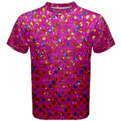 Polka Dot Sparkley Jewels 1 Men s Cotton Tees by MedusArt