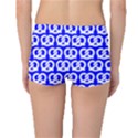 Blue Pretzel Illustrations Pattern Boyleg Bikini Bottoms View2
