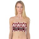 Red Pretzel Illustrations Pattern Women s Bandeau Tops View1