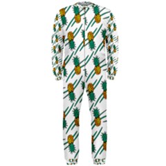 Pineapple Pattern Onepiece Jumpsuit (men)  by Famous