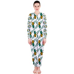 Pineapple Pattern Onepiece Jumpsuit (ladies) 