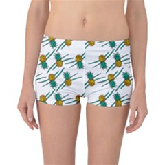 Pineapple Pattern Reversible Boyleg Bikini Bottoms