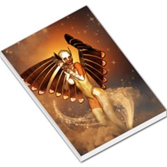 Beautiful Angel In The Sky Large Memo Pads by FantasyWorld7