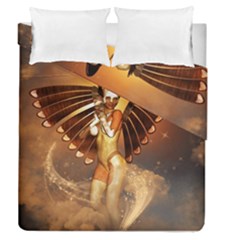 Beautiful Angel In The Sky Duvet Cover (full/queen Size) by FantasyWorld7