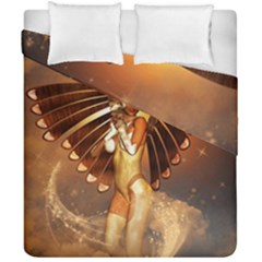 Beautiful Angel In The Sky Duvet Cover (double Size) by FantasyWorld7