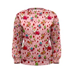 Red Christmas Pattern Women s Sweatshirts