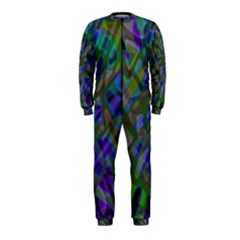 Colorful Abstract Stained Glass G301 Onepiece Jumpsuit (kids) by MedusArt