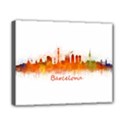 Barcelona City Art Canvas 10  x 8  View1