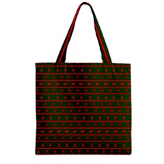 Ugly Christmas Sweater  Zipper Grocery Tote Bags by CraftyLittleNodes