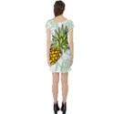 Pineapple Pattern 05 Short Sleeve Skater Dresses View2