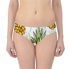 Pineapple Pattern 06 Hipster Bikini Bottoms by Famous