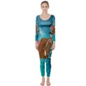 Music, Pan Flute With Fairy Long Sleeve Catsuit View1