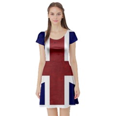 Brit8 Short Sleeve Skater Dresses