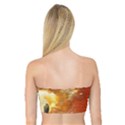 Soccer With Fire And Flame And Floral Elelements Women s Bandeau Tops View2