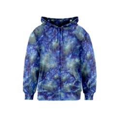 Alien Dna Blue Kids Zipper Hoodies by ImpressiveMoments