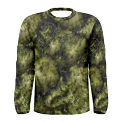 Alien Dna Green Men s Long Sleeve T-shirts by ImpressiveMoments