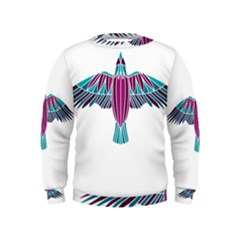 Stained Glass Bird Illustration  Boys  Sweatshirts by carocollins