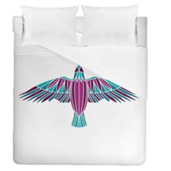 Stained Glass Bird Illustration  Duvet Cover (full/queen Size) by carocollins