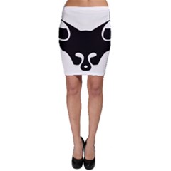 Black Fox Logo Bodycon Skirts by carocollins