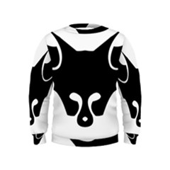 Black Fox Logo Boys  Sweatshirts by carocollins