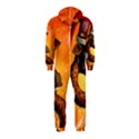 Funny Cute Christmas Giraffe With Christmas Hat Hooded Jumpsuit (Kids) View2