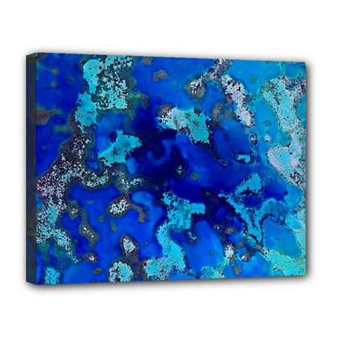 Cocos Blue Lagoon Canvas 14  X 11 