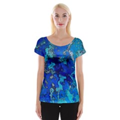 Cocos Blue Lagoon Women s Cap Sleeve Top