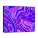 Retro Abstract Blue Pink Deluxe Canvas 20  x 16   View1