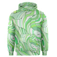 Retro Abstract Green Men s Pullover Hoodies
