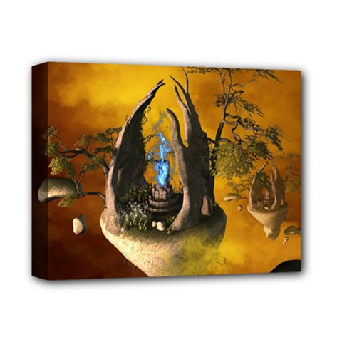 The Forgotten World In The Sky Deluxe Canvas 14  X 11  by FantasyWorld7