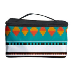 Tribal Design In Retro Colors Cosmetic Storage Case by LalyLauraFLM