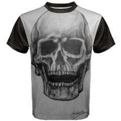 Skull Men s Cotton Tee by ArtByThree