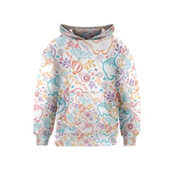 Cute pastel tones elephant pattern Kid s Pullover Hoodies